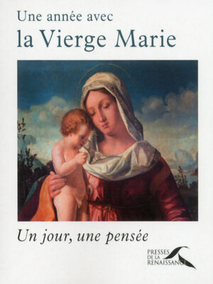 cover image of Une année avec la Vierge Marie
